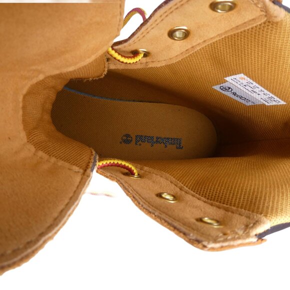 AUTHENTIC Timberland Leather Sky Wheat Nubuck 6in Lace Up Platform Boots - Picture 8 of 9